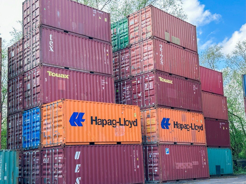 inside a 20ft container