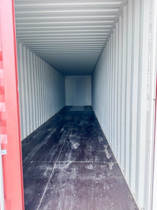 inside shipping container